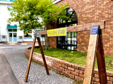 サイクルスタンドを設置しました。