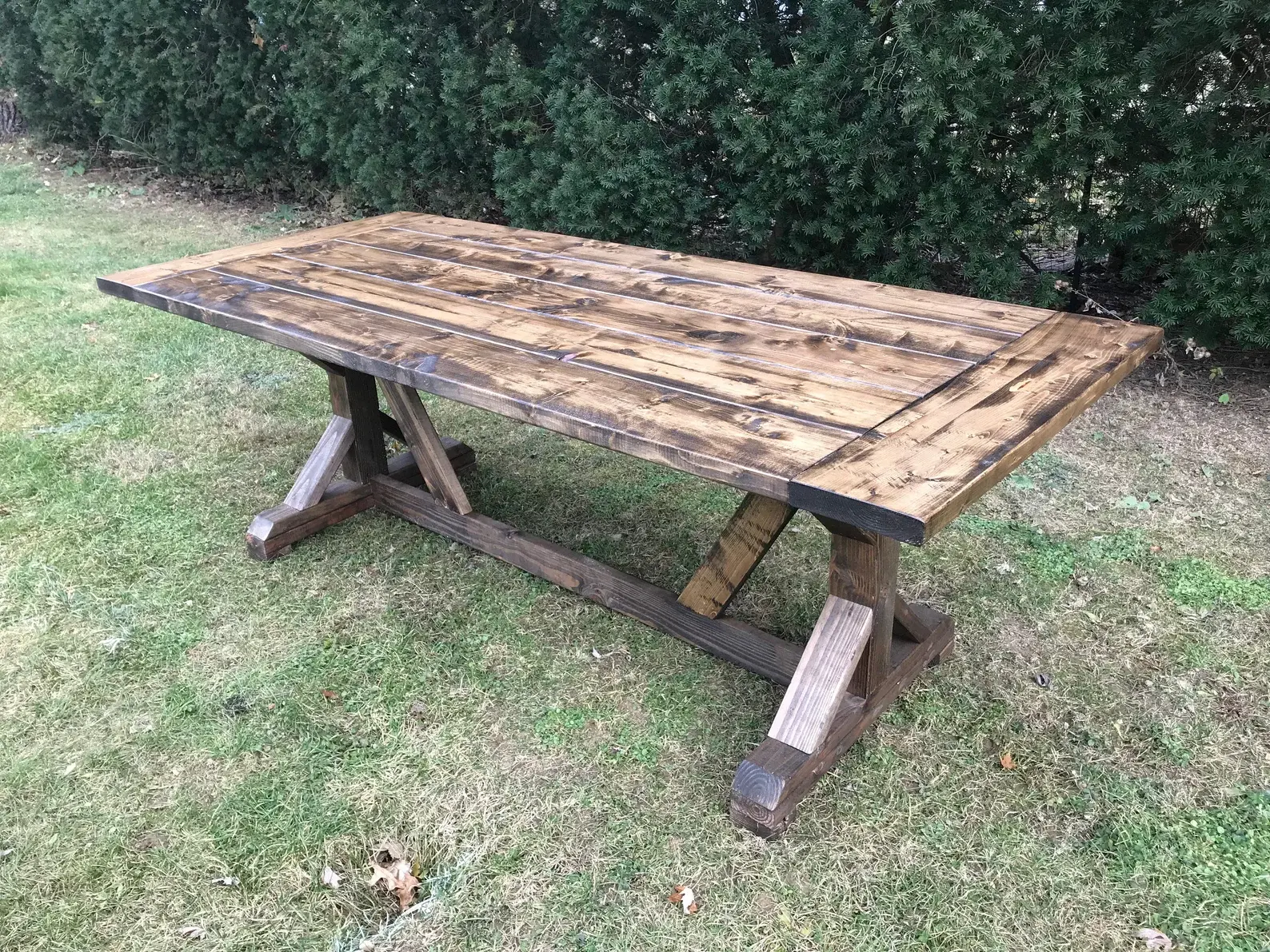 Rustic Farm Table Rental 8'