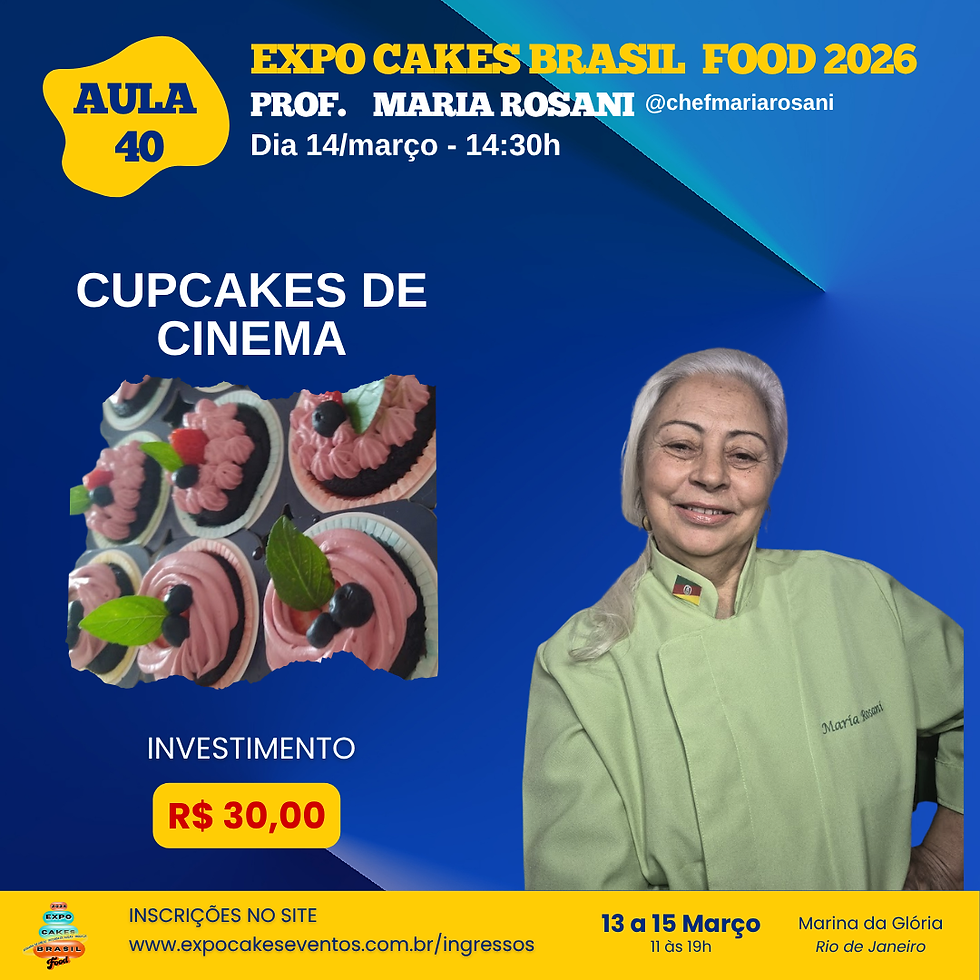 AULA 40 - CUPCAKES DE CINEMA