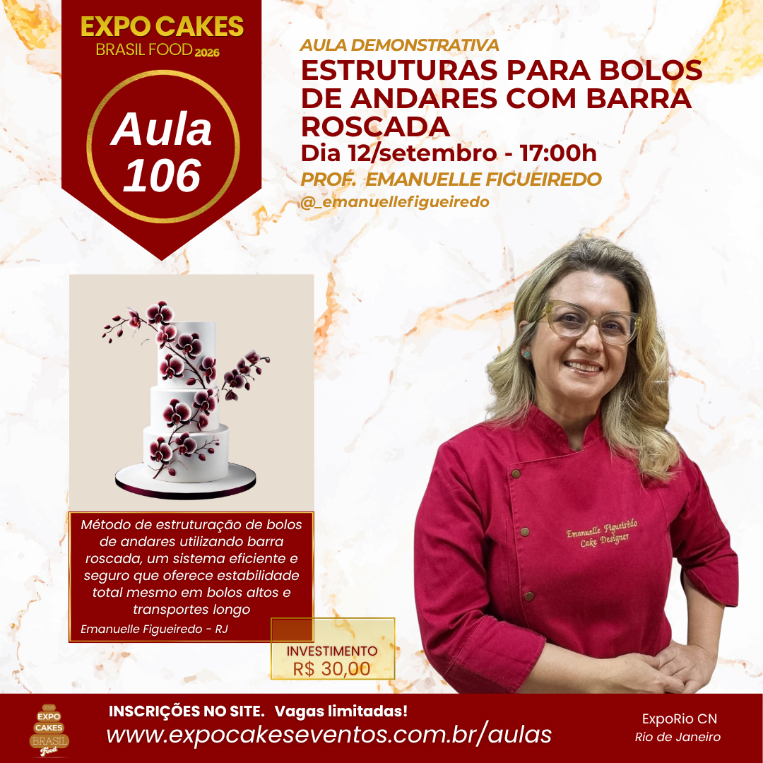 AULA 106 - ESTRUTURAS PARA BOLOS DE ANDARES