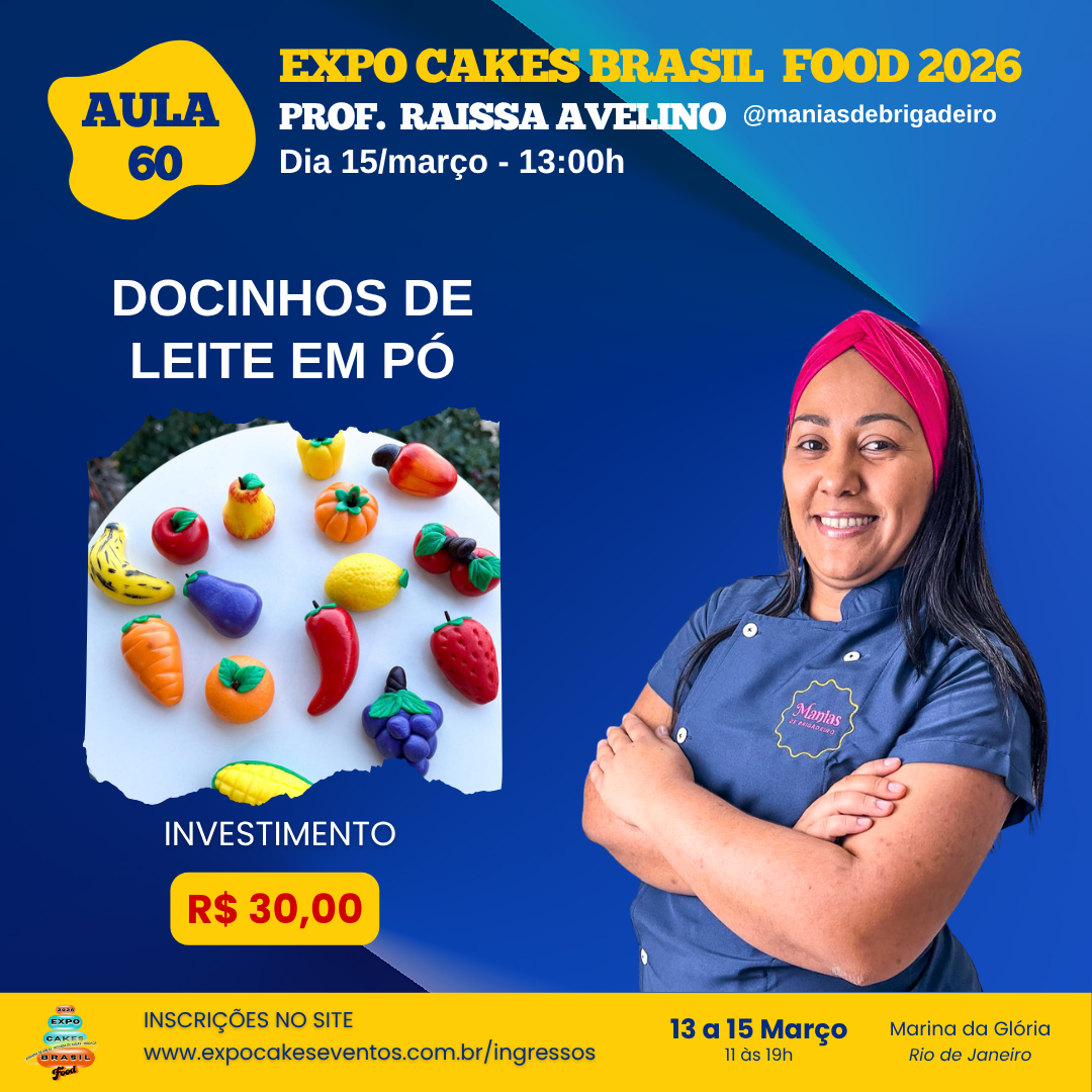 AULA 60 - DOCINHOS DE LEITE EM PO