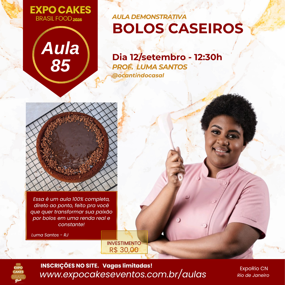 AULA 85 - BOLOS CASEIROS