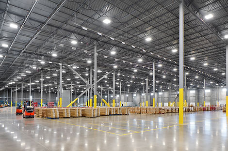 Warehouse floor safety striping in Cypress