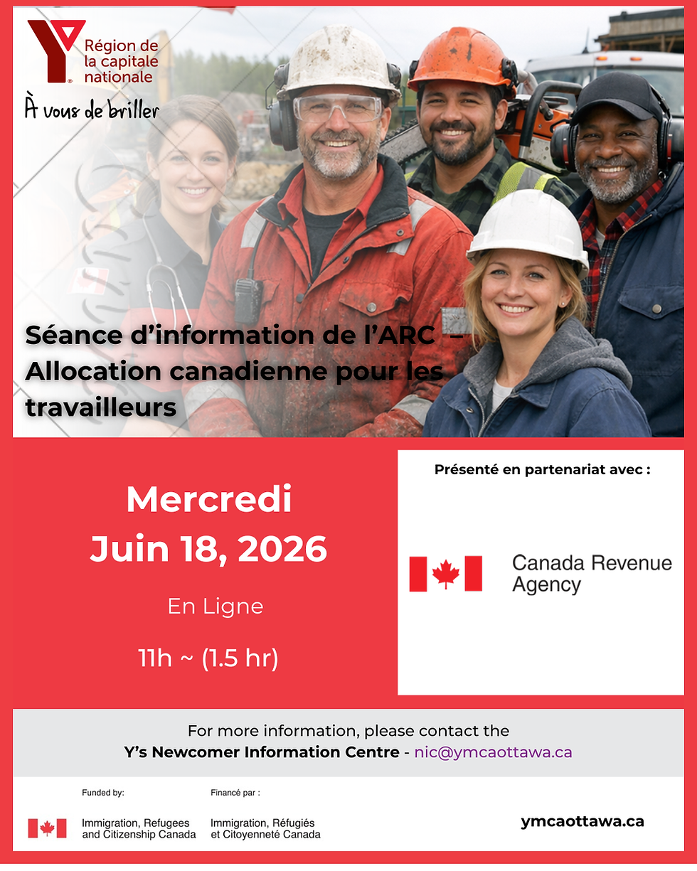 Séance d'information de I'ARC (en français) Allocation canadienne pour les travailleurs