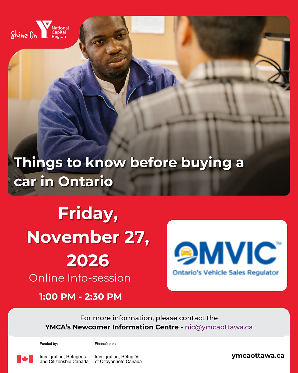 Things to know before Buying a Car in Ontario Info-Session
