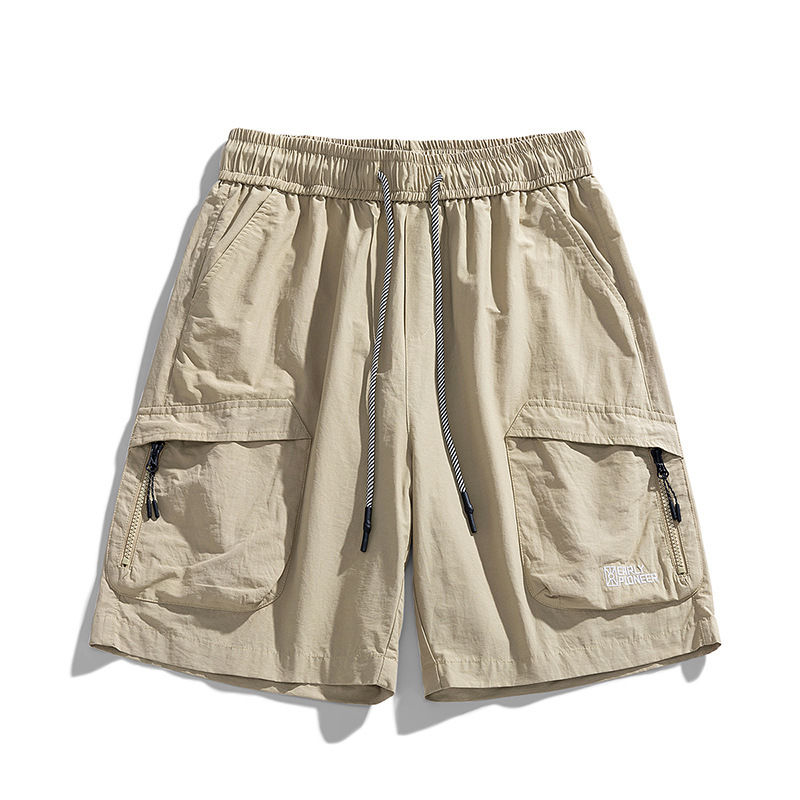 Miniatura: Shorts masculinos de verão, secagem rápida, à prova d'água, calças de gelo,