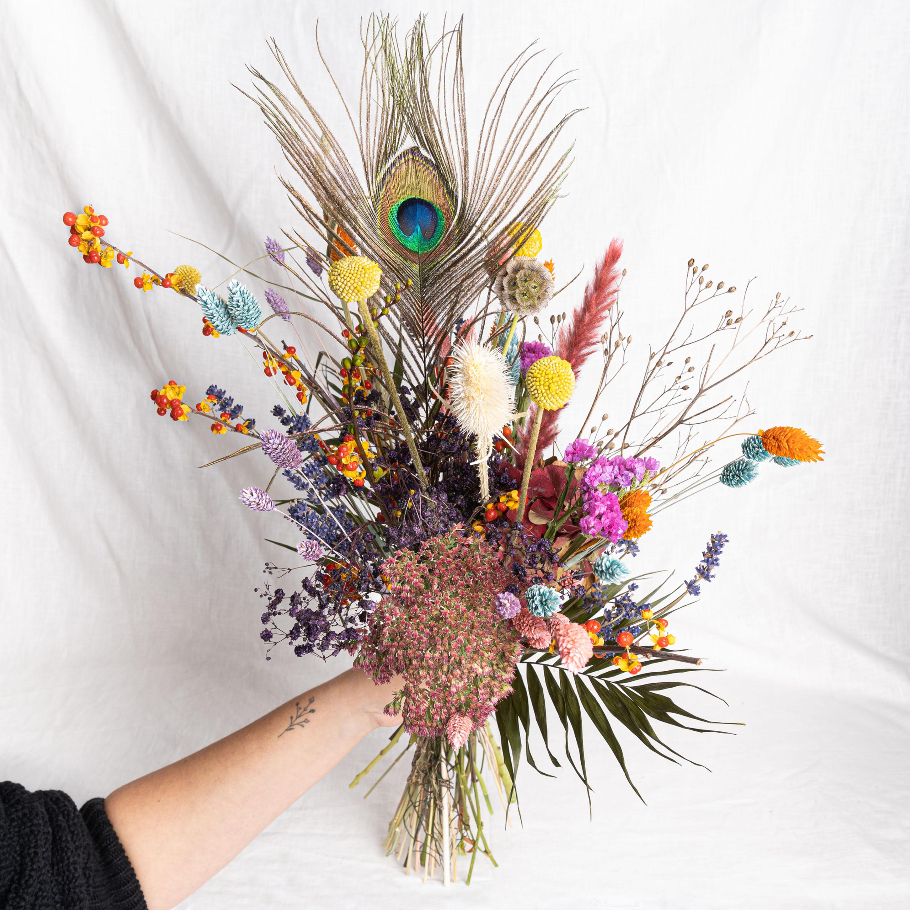 Droogbloemen boeket  Wild Rebel