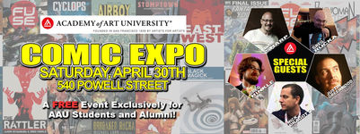 AJG is a Featured Panelist at AAU Comic Expo, 2016.
