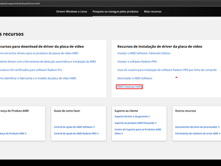 Quando Desinstalar os Drivers da AMD e Usar o 'AMD Cleanup Utility'