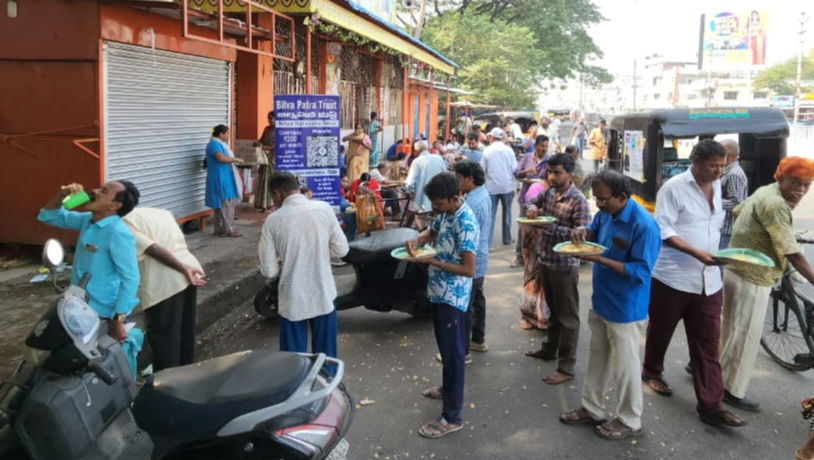 16.12.25 : Nitya Narayana Seva for 100 persons.