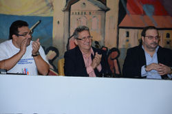 Edmilson, Paulo Castelo e Romeu Tuma