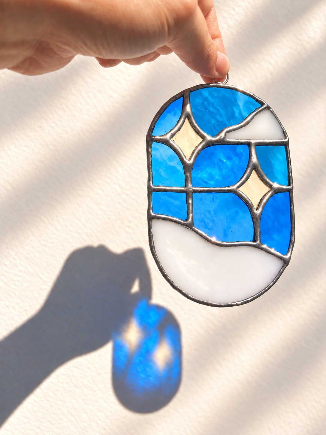 Sterne und Wolken Suncatcher