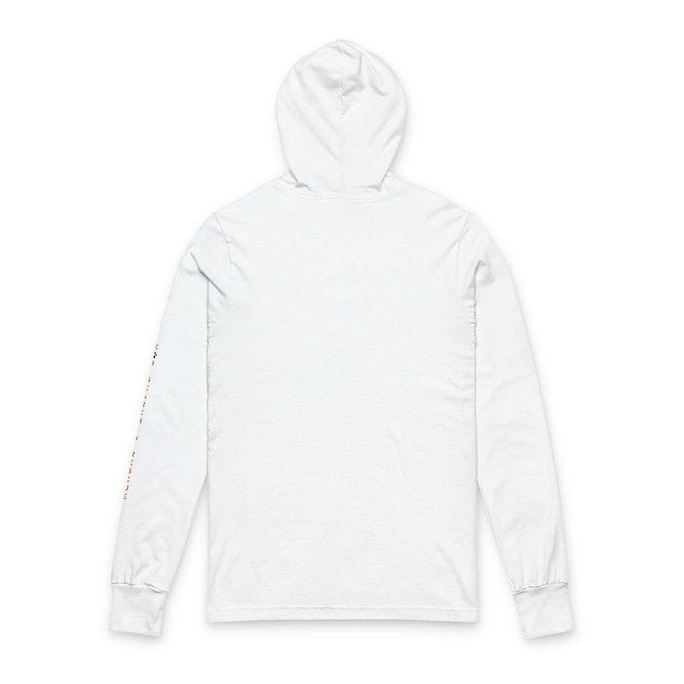 Thumbnail: Unisex Hooded Long Sleeve Tee, lightweight