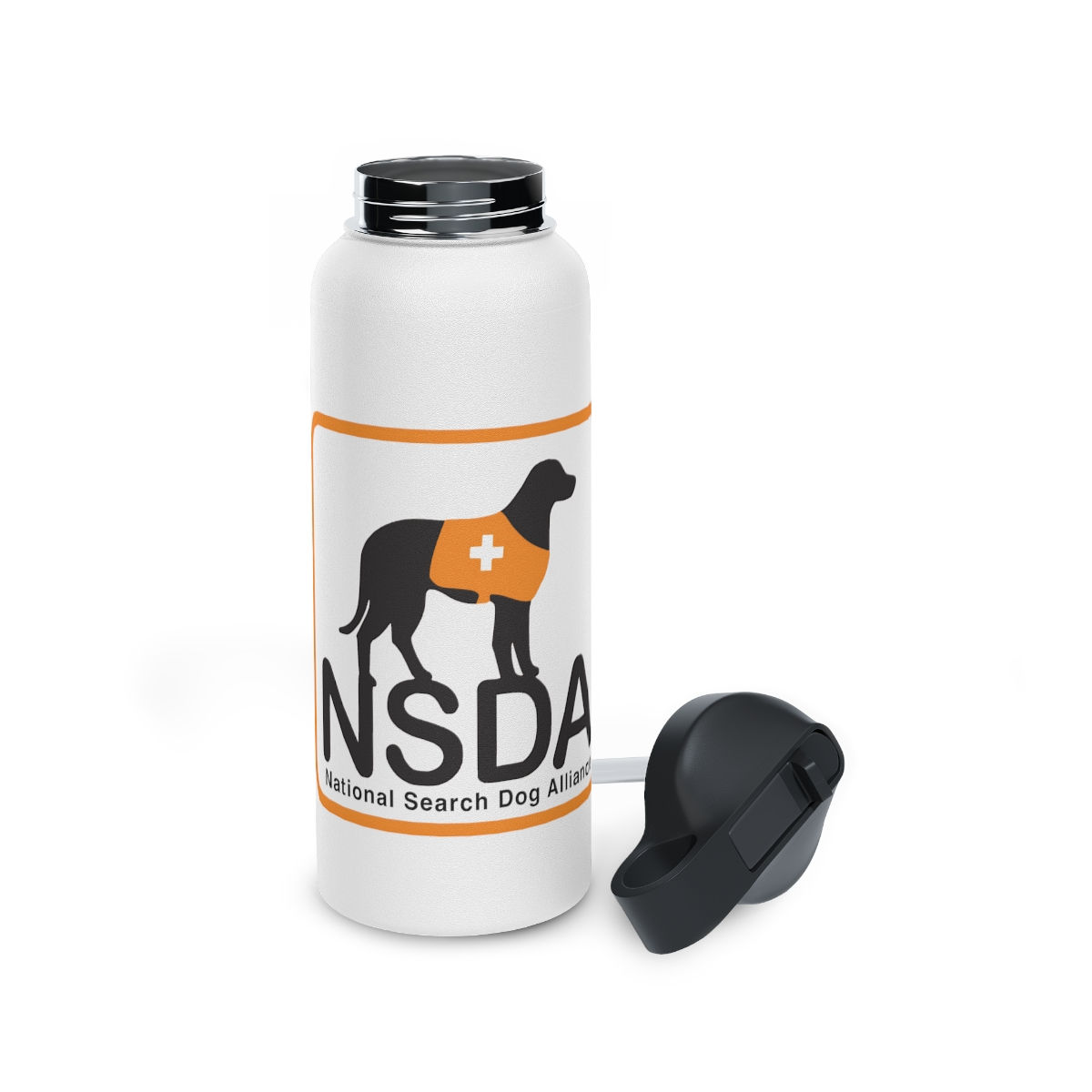 Stainless Steel Water Bottle, Standard Lid