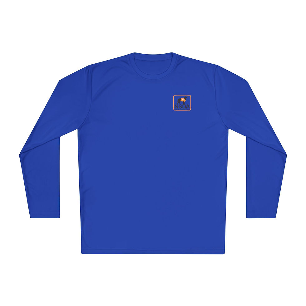 Thumbnail: Unisex Moisture Wicking Long Sleeve Tee, lightweight. 