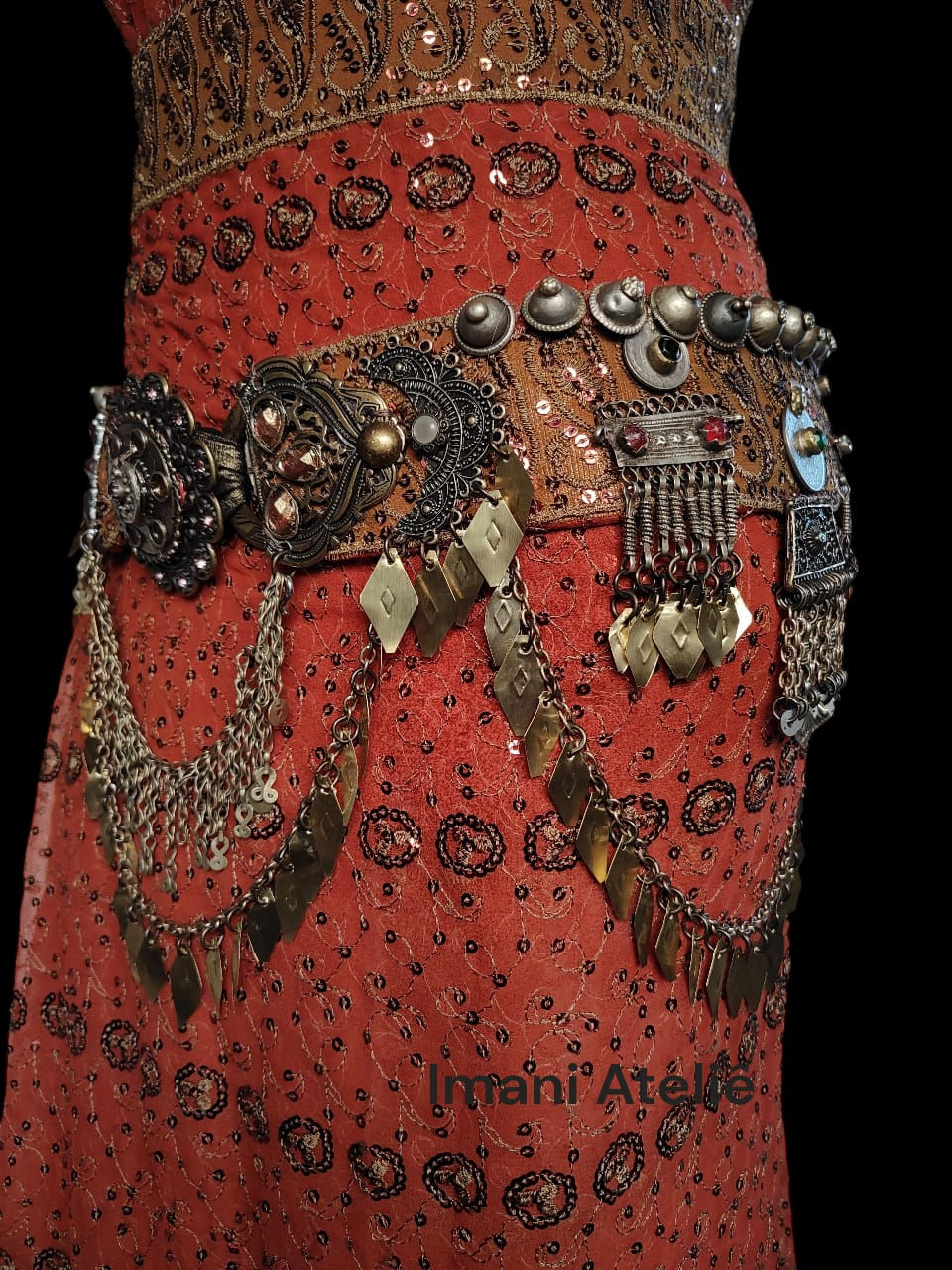 Miniatura: Cinto com peças Kuchi.