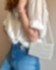 1960's Walborg White Beaded Purse