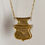Miniature : pendentif plastron vintage theatre 1950
