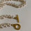 Miniature : ancien collier en perles nacre fantaisie