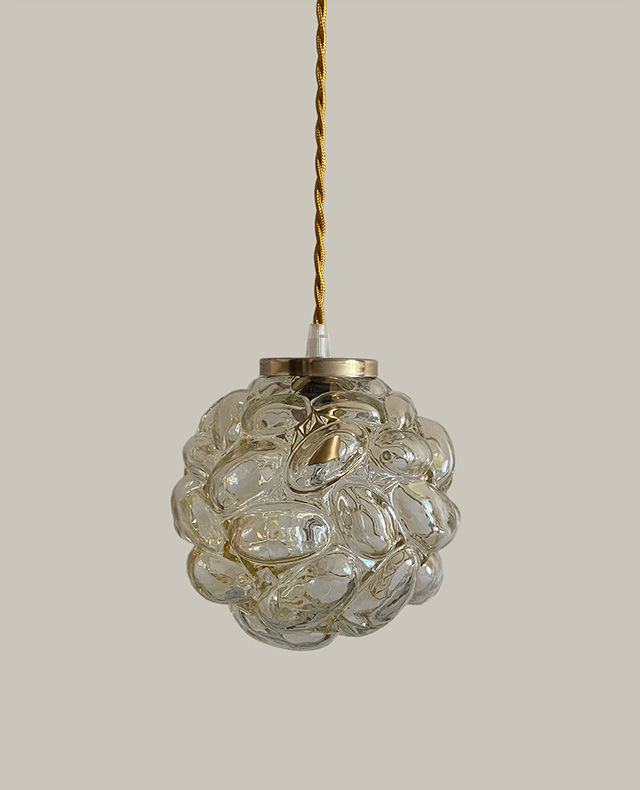 Miniature : suspension Bubble Helena Tynell vintage 1960
