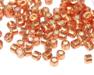 Thumbnail: DB1837  Miyuki Delica Beads Duracoat Galvanized Pink Blush