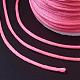 Thumbnail: Satin Rattail Cord 1mm Pink