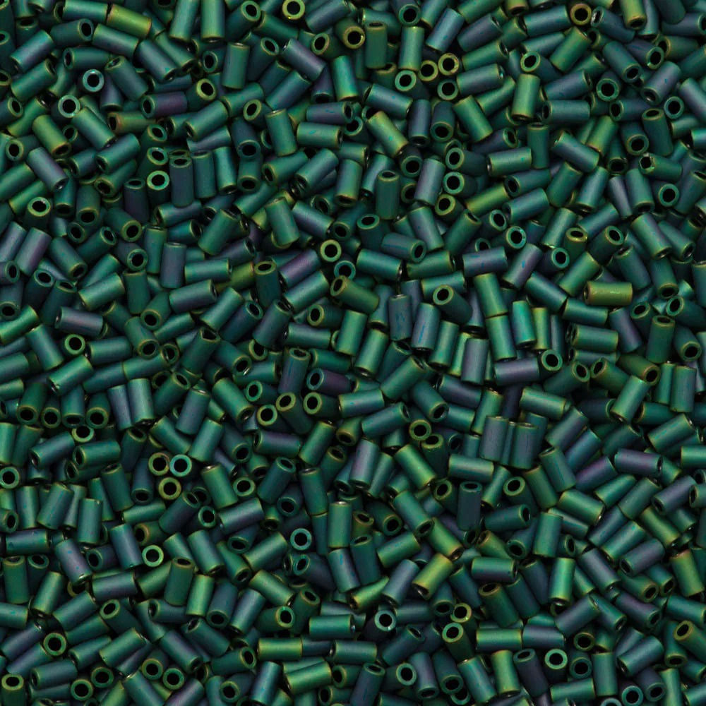 B01-245N Toho 3M Bugle Matte Metallic Teal Iris