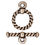 Thumbnail: Tierracast Tiny Twisted Toggle  Set  ASP  - Ring 10mm, Bar 15mm