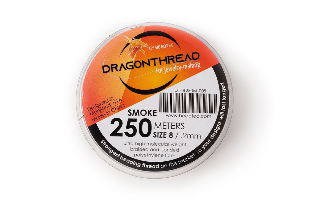 DT-250M   DragonThread - Black (Smoke) 250 Meters