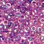Thumbnail: S11-498E  Size 11/0 Japanese Seed Bead  Dark  Purple Oil