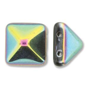 Thumbnail: PY-430  12x12mm  Jet Vitrail