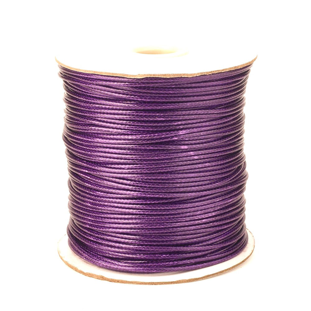 SC1-PU 1.5mm Waxed Surfer Cord Purple