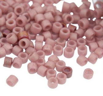 Thumbnail: DB2294  Miyuki Delica Beads Frosted Opaque Glaze Mauve