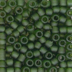 Thumbnail: R06-140 Size 6/0 Japanese Seed Bead Transparent Matte Olivine