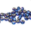 Thumbnail: 1.5x2mm  Micro Crystal  Rondelles  - Metallic Blue Iris Plated