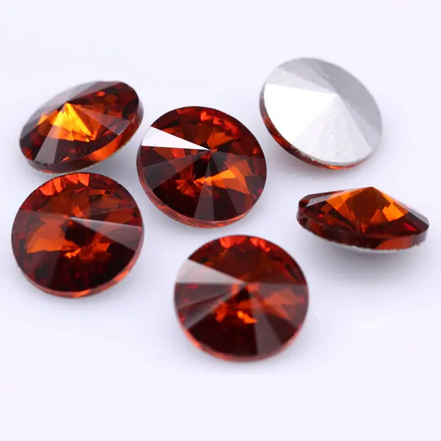 Thumbnail: Crystal Rivoli  25mm  -   Red Coffee