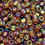 Thumbnail: R06-132E Size 6/0 Japanese Seed Bead Silverlined Brown Rainbow Matte