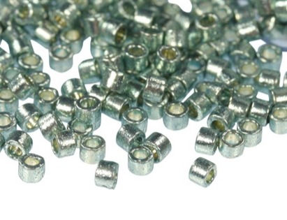 Thumbnail: DB1846  Miyuki Delica Beads Duracoat Galvanized Dark Sea Foam