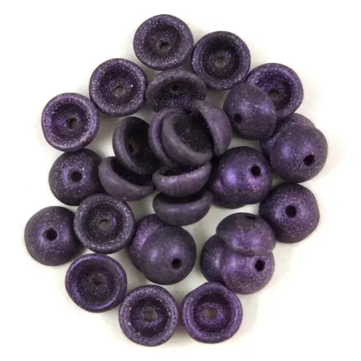 Thumbnail: TC-414 Teacup Metallic Suede Purple