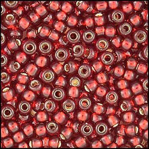 Thumbnail: S11-255E  Size 11/0 Japanese Seed Bead Silverlined Ruby
