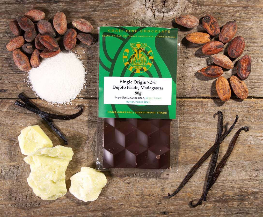 Bejofo Estate, Madagascar: 72% Single Origin Bar 80g