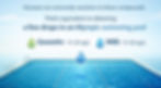 Text highlights human sensitivity to Geosmin and MIB, comparable to detecting drops in an Olympic pool. Blue pool background.