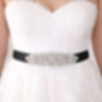 Black Bridal Belt