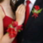 Red Calla Lily Wrist Corsage Set