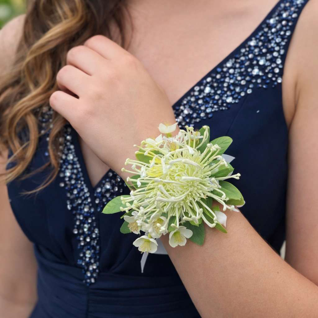 Native Pincushion Corsage