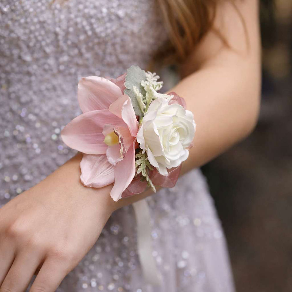 Orchid Pastels Wrist Corsage