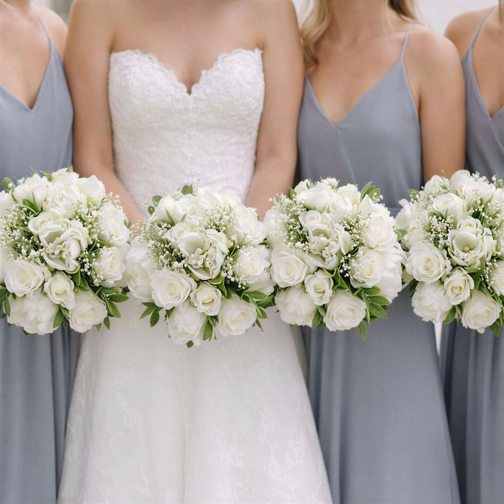 Thumbnail: White Peony Wedding Bouquet