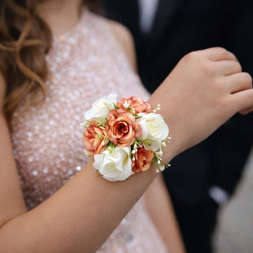 Tropical Rose Wrist Corsage