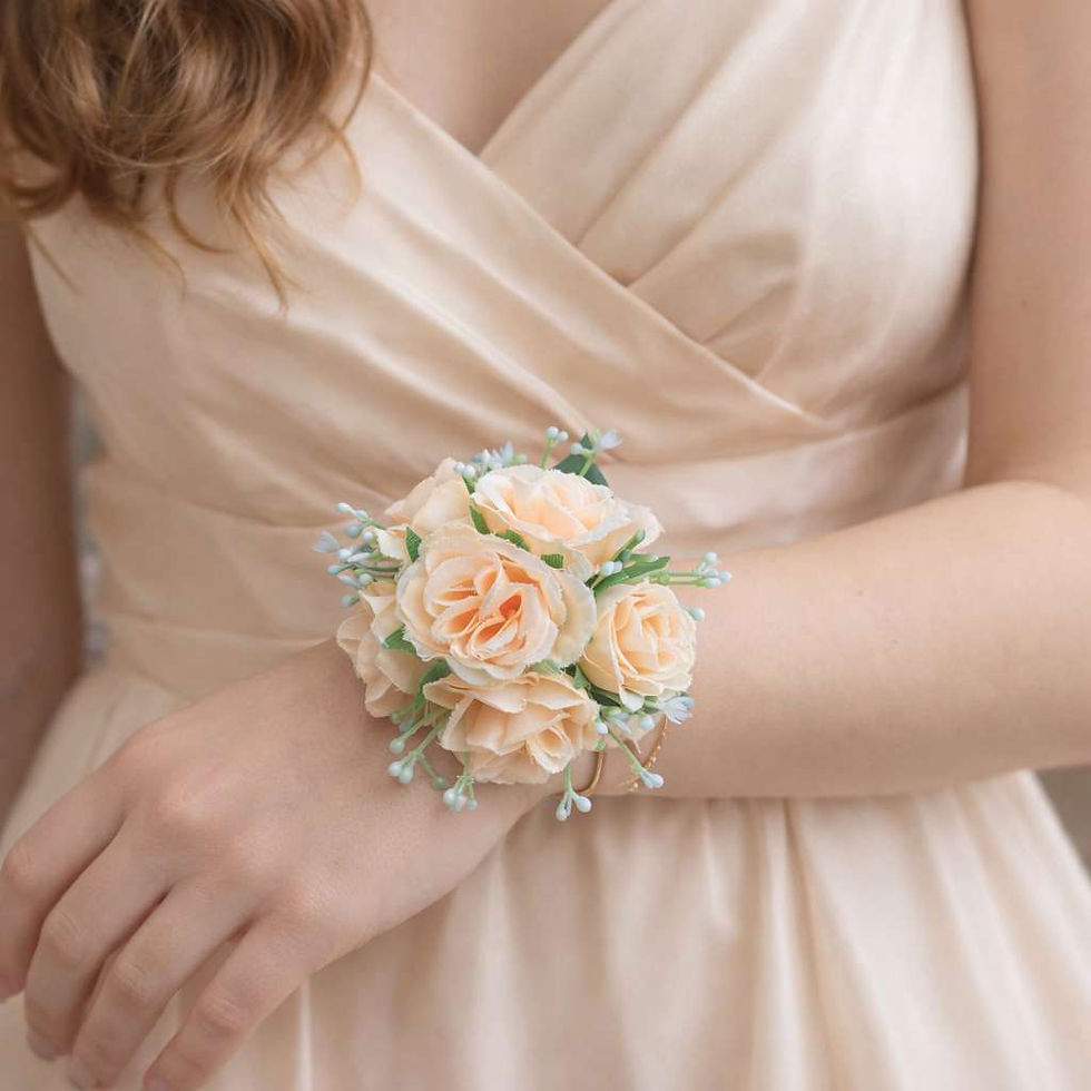 Champagne Spray Rose Corsage