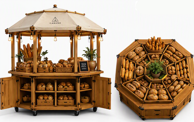 Hotel bread station